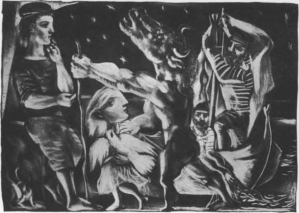 57. Сюита Воллара. Лист 97. Ок. 1935 57. Сюита Воллара. Лист 97. Ок. 1935