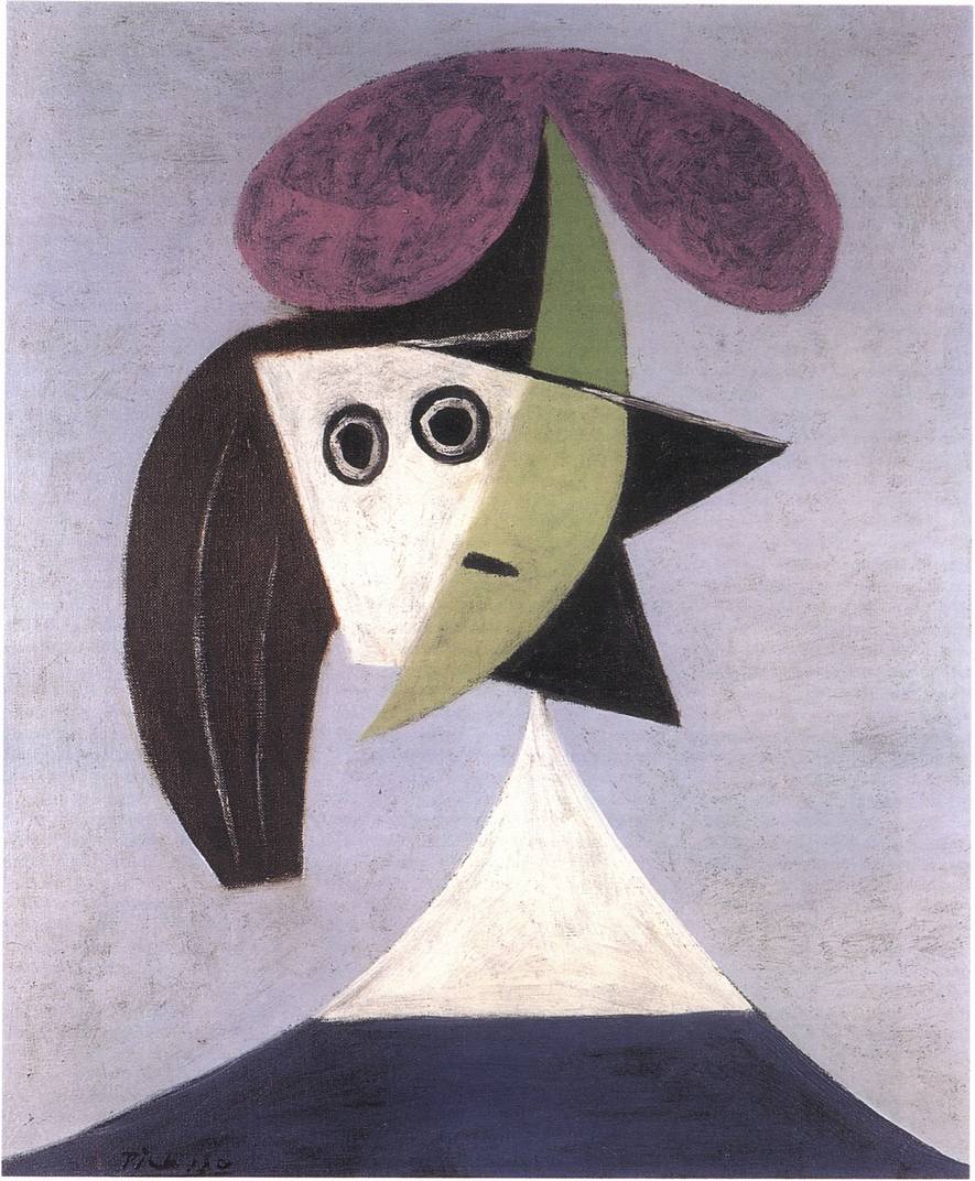 XXI. Женщина в шляпе (Ольга Пикассо). 1935 XXI. Женщина в шляпе (Ольга Пикассо). 1935