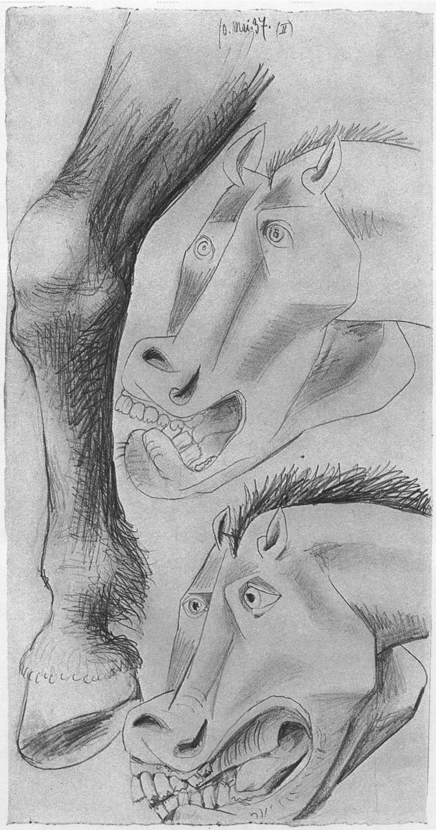 71. Этюд к «Гернике». 10 мая 1937 (II) 71. Этюд к «Гернике». 10 мая 1937 (II)