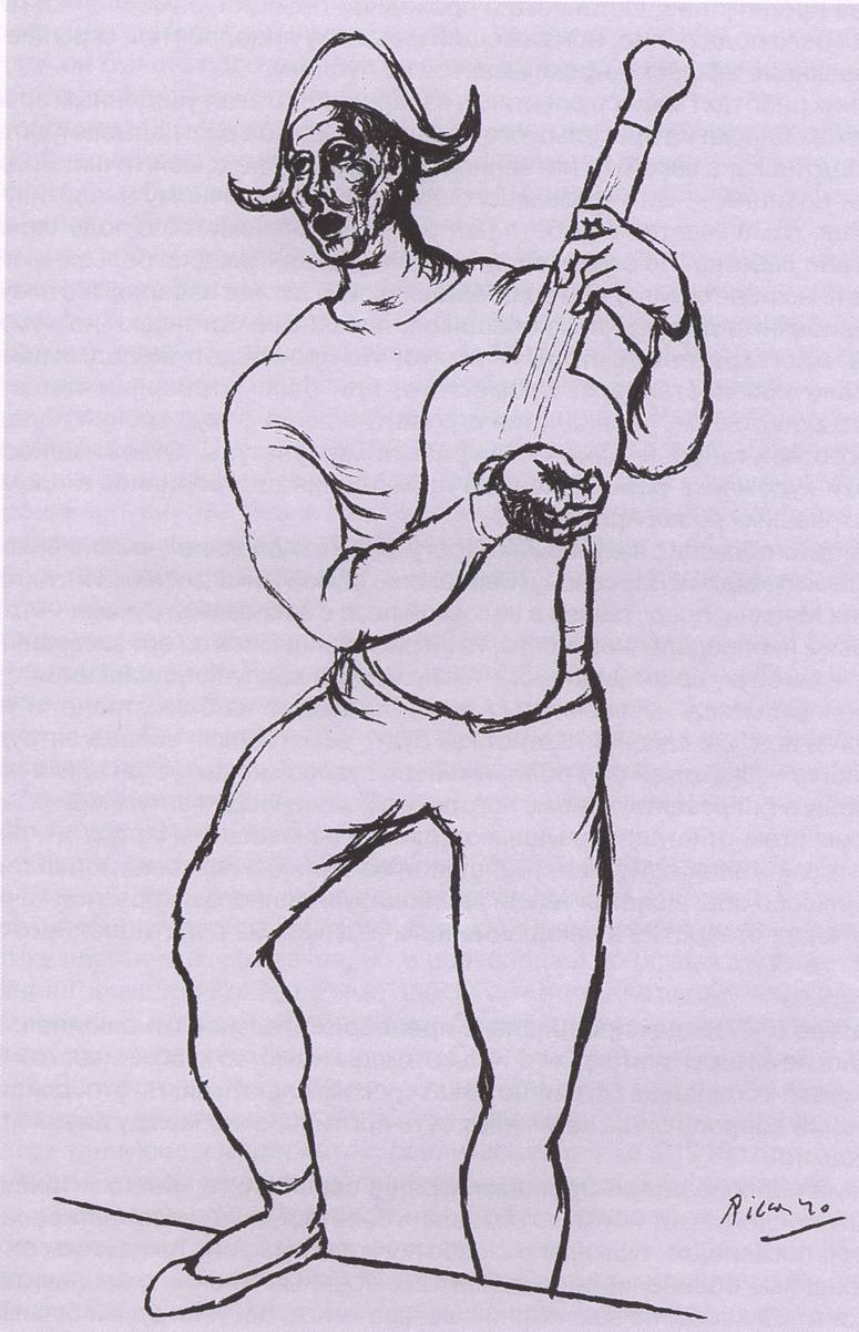 15. Арлекин с гитарой. 1917—1918 15. Арлекин с гитарой. 1917—1918