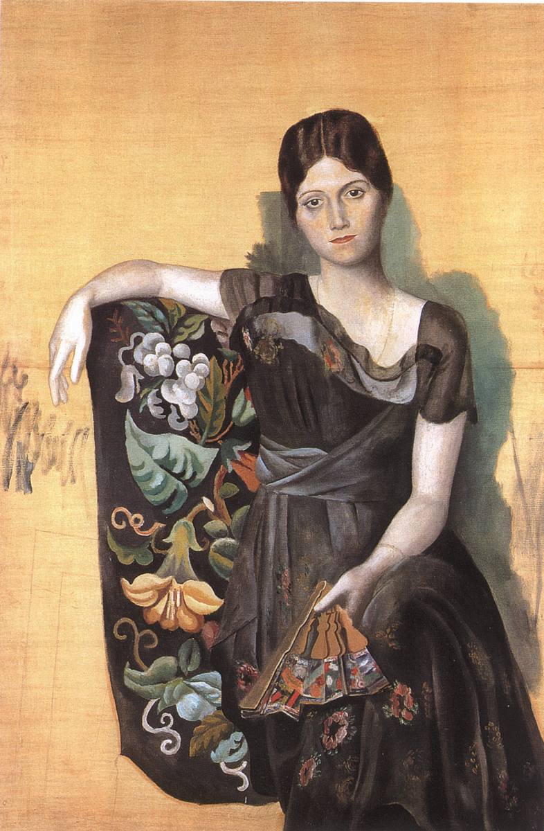 III. Ольга в кресле. 1918 III. Ольга в кресле. 1918