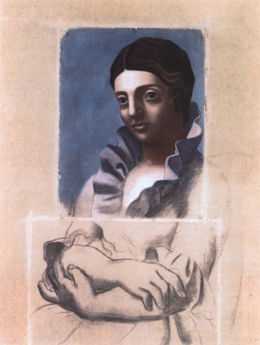 V. Ольга Пикассо. 1921 V. Ольга Пикассо. 1921