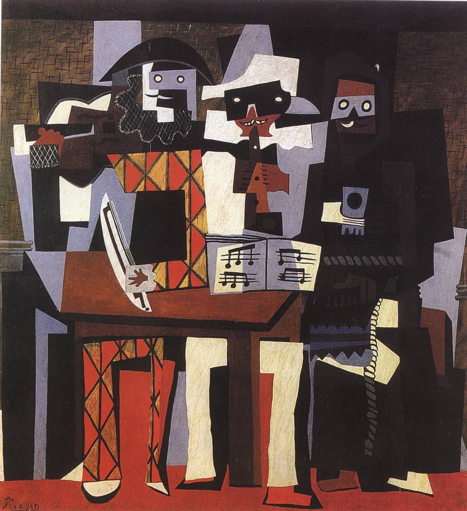 XII. Три музыканта. 1921 XII. Три музыканта. 1921