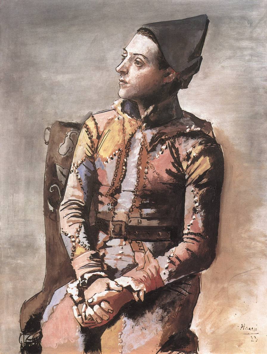 XVI. Сидящий Арлекин. 1923 XVI. Сидящий Арлекин. 1923