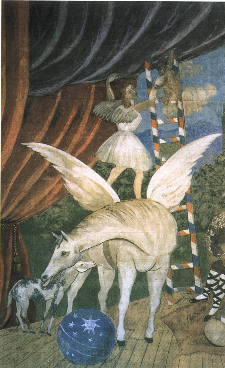 VI. Сценический занавес к балету «Парад». 1917. Фрагмент VI. Сценический занавес к балету «Парад». 1917. Фрагмент