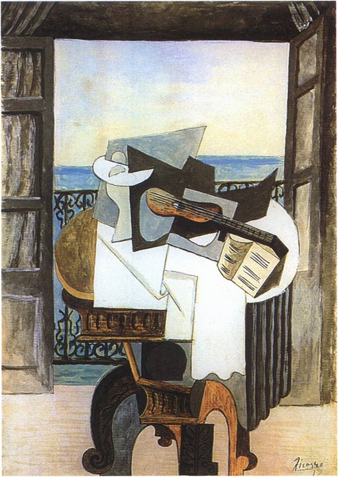 XX. Натюрморт перед балконной дверью. 1919 XX. Натюрморт перед балконной дверью. 1919