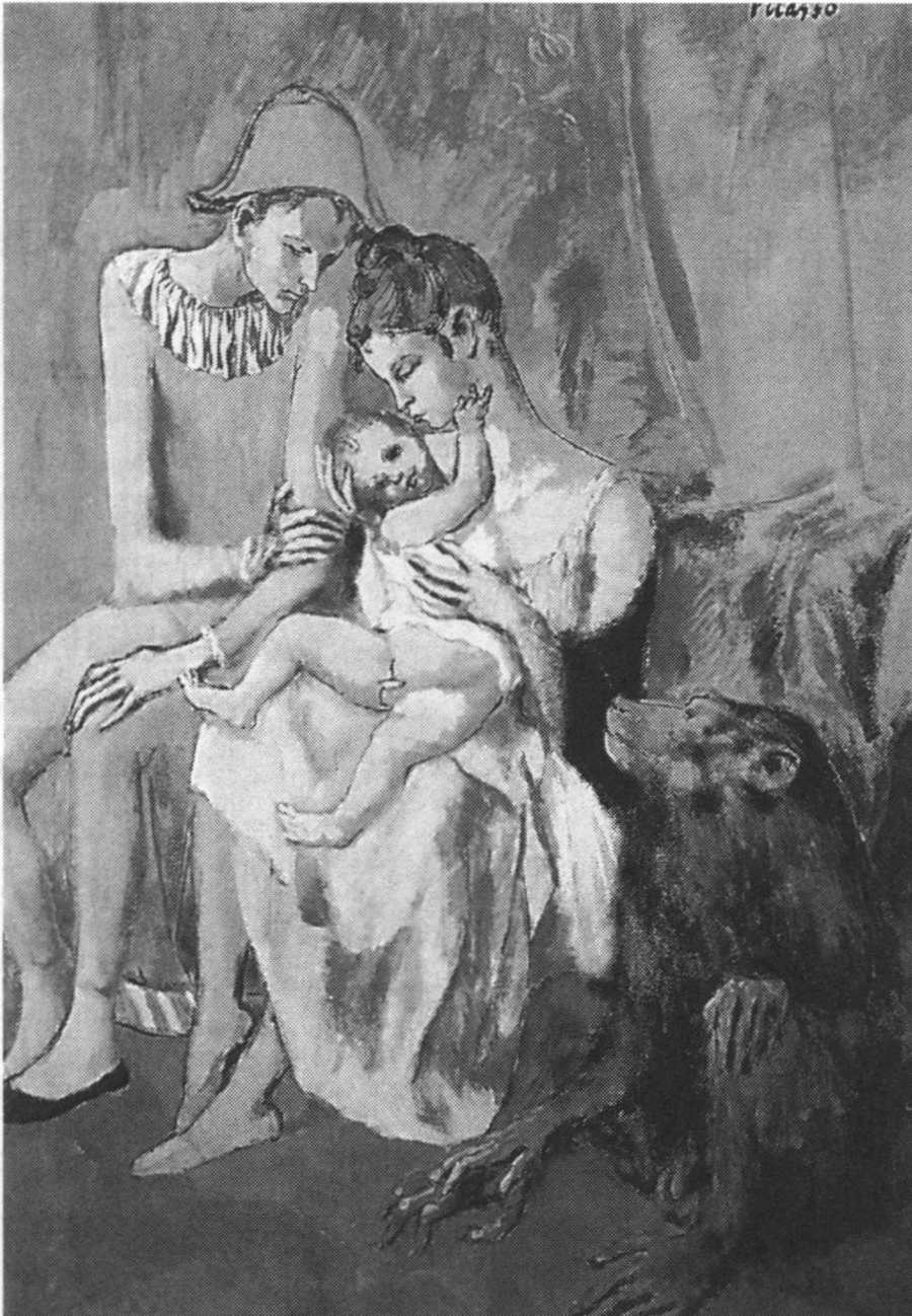 Семья акробатов с обезьяной, 1905 Семья акробатов с обезьяной, 1905