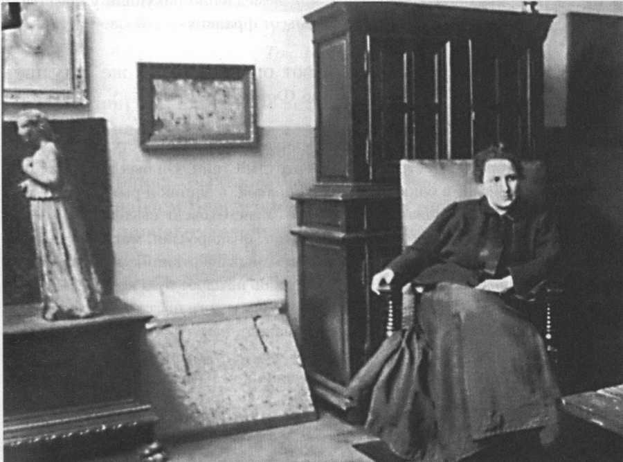 Гертруда Стайн дома, на улице Флерю. Париж, 1905 Гертруда Стайн дома, на улице Флерю. Париж, 1905