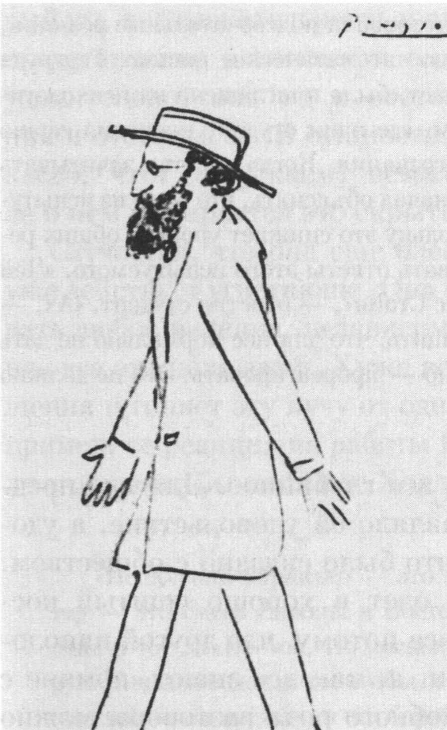 Без названия (четыре рисунка Лео Стайна). 1905. Тушь, перо Без названия (четыре рисунка Лео Стайна). 1905. Тушь, перо