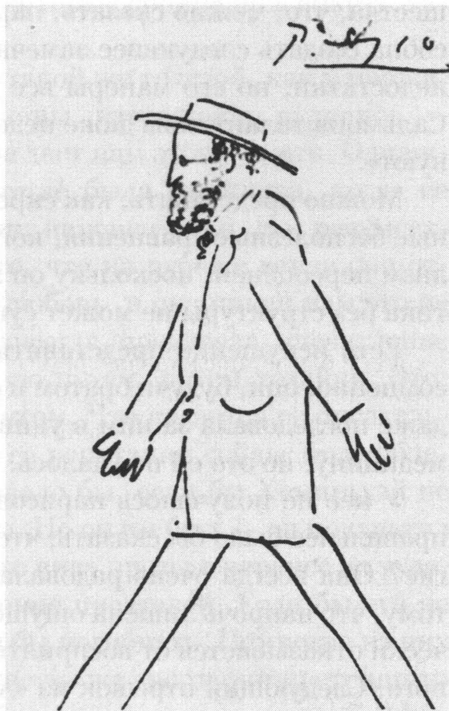 Без названия (четыре рисунка Лео Стайна). 1905. Тушь, перо Без названия (четыре рисунка Лео Стайна). 1905. Тушь, перо