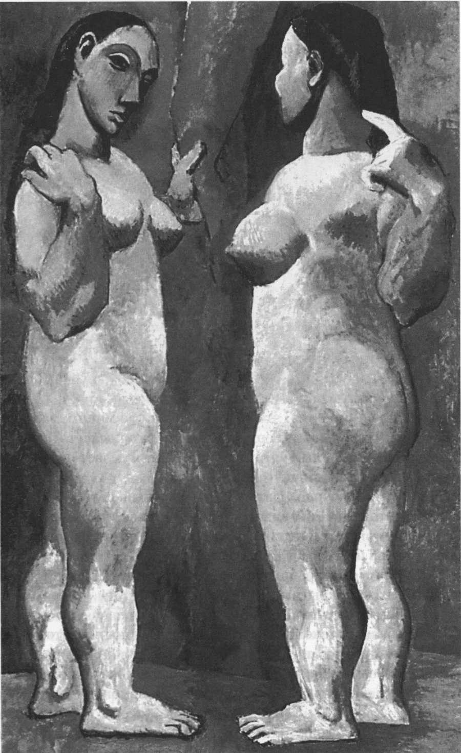 Две обнаженных. 1906. Холст, масло, 60x37 Две обнаженных. 1906. Холст, масло, 60x37