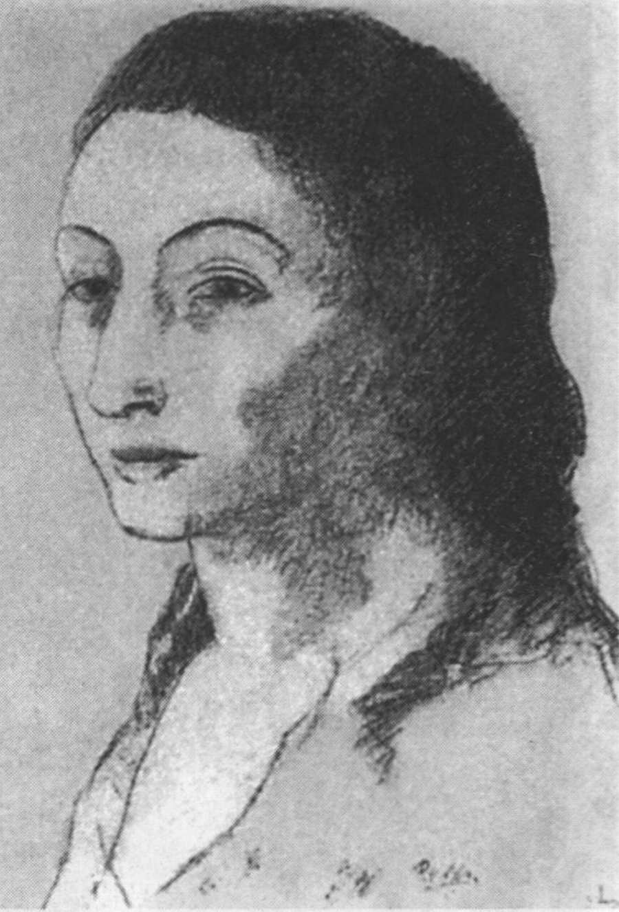 Без названия (рисунок Фернанды Оливье). 1906. Карандаш Без названия (рисунок Фернанды Оливье). 1906. Карандаш