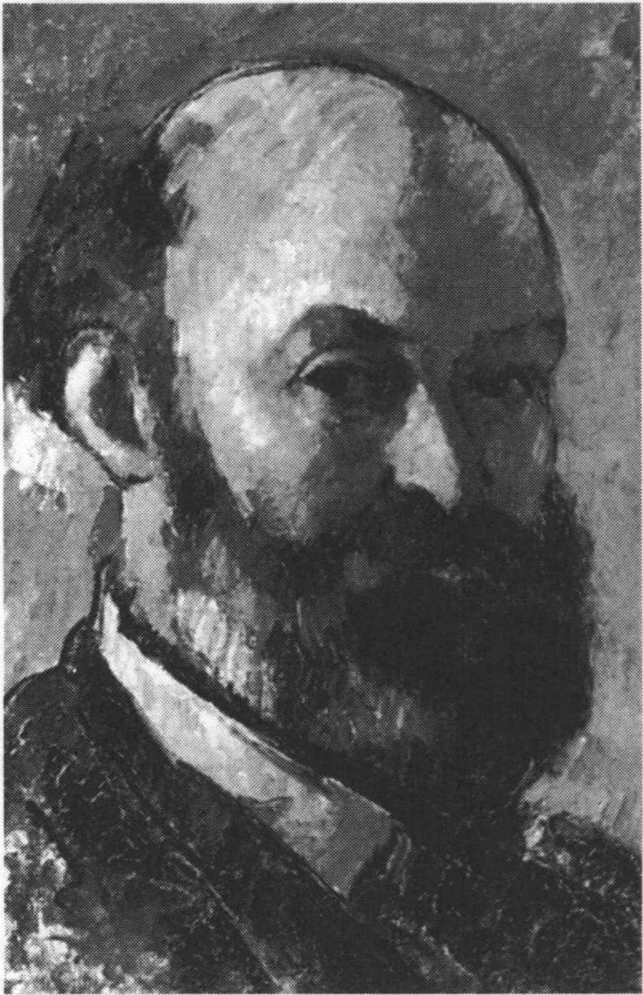 Поль Сезанн. Автопортрет. 1879—1882. Холст, масло, 16x10 Поль Сезанн. Автопортрет. 1879—1882. Холст, масло, 16x10