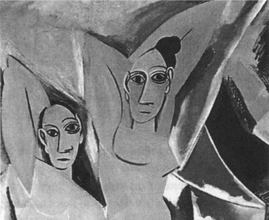 Деталь «Авиньонских барышень» Деталь «Авиньонских барышень»