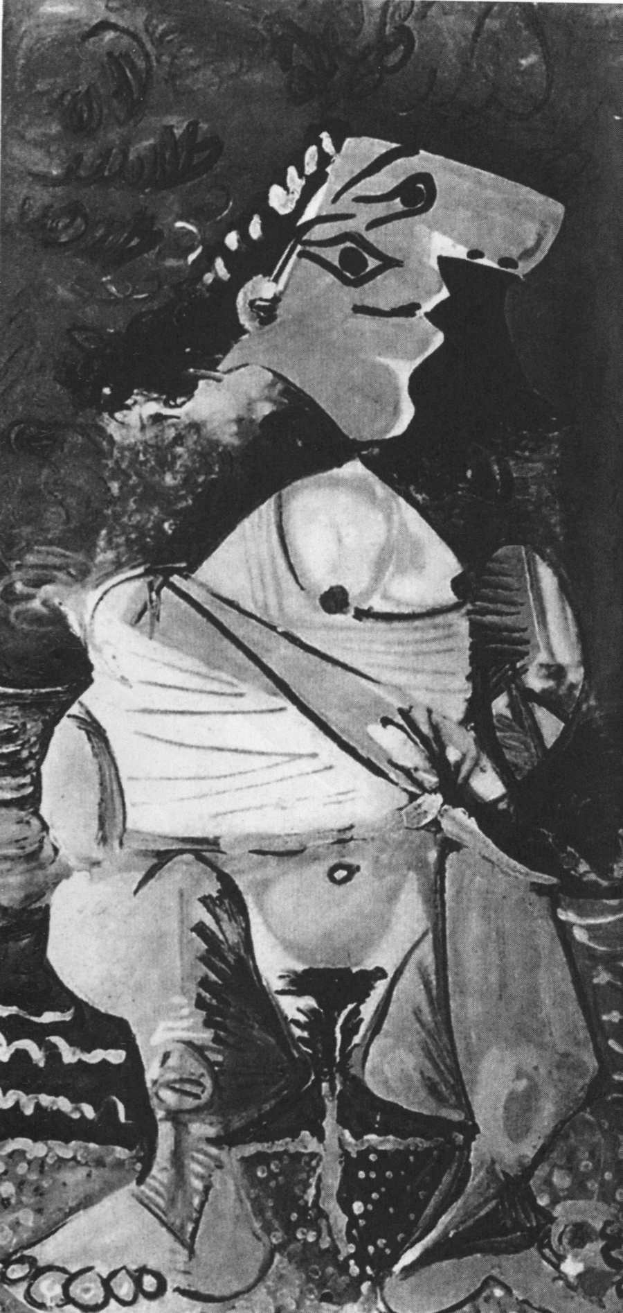 La Pisseuse. 16 апреля 1965. Холст, масло, 76x32 La Pisseuse. 16 апреля 1965. Холст, масло, 76x32