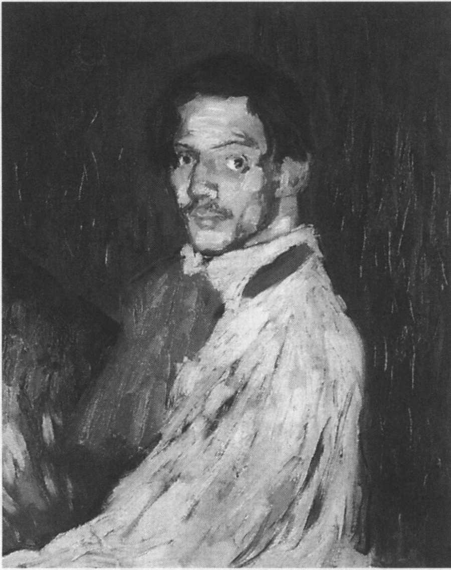 Автопортрет. Весна 1901. Холст, масло, 29x24 Автопортрет. Весна 1901. Холст, масло, 29x24