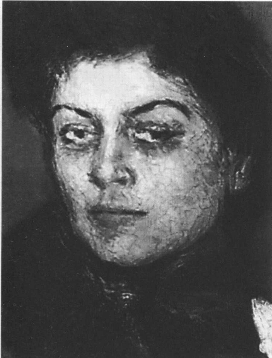 Портрет Лолы. 1901. Масло, дерево, 14x9 Портрет Лолы. 1901. Масло, дерево, 14x9