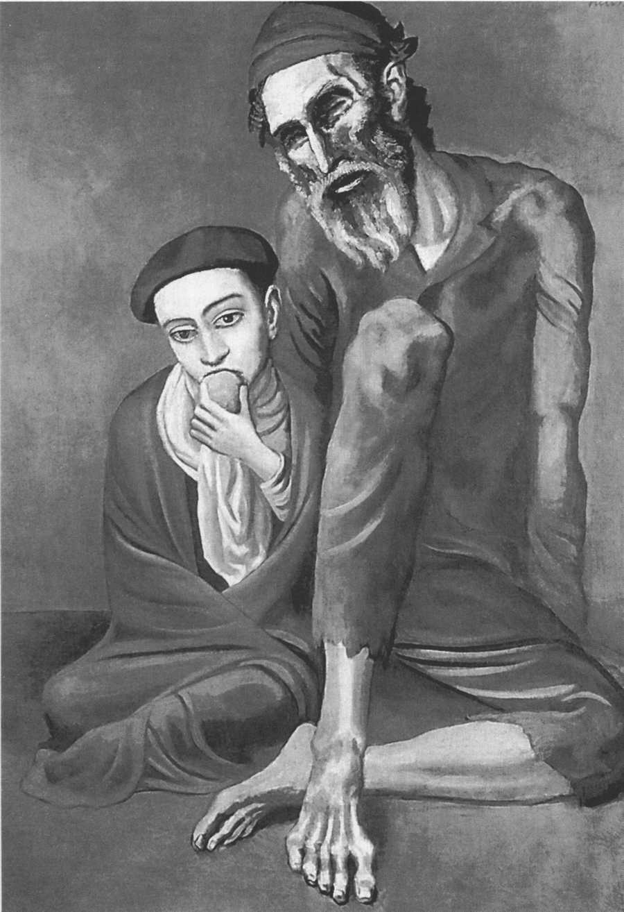 Старый еврей. Барселона, 1903. Холст, масло, 49x36 Старый еврей. Барселона, 1903. Холст, масло, 49x36