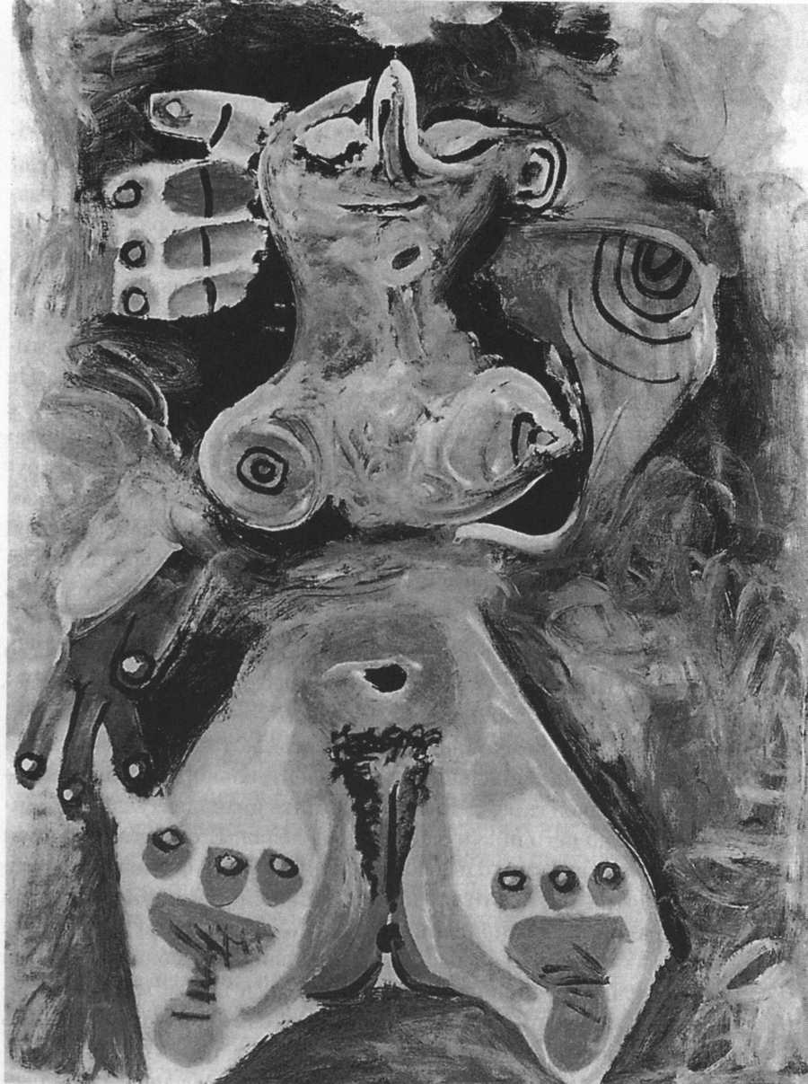 Обнаженная. 2 мая 1967. Холст, масло, 45x35 Обнаженная. 2 мая 1967. Холст, масло, 45x35