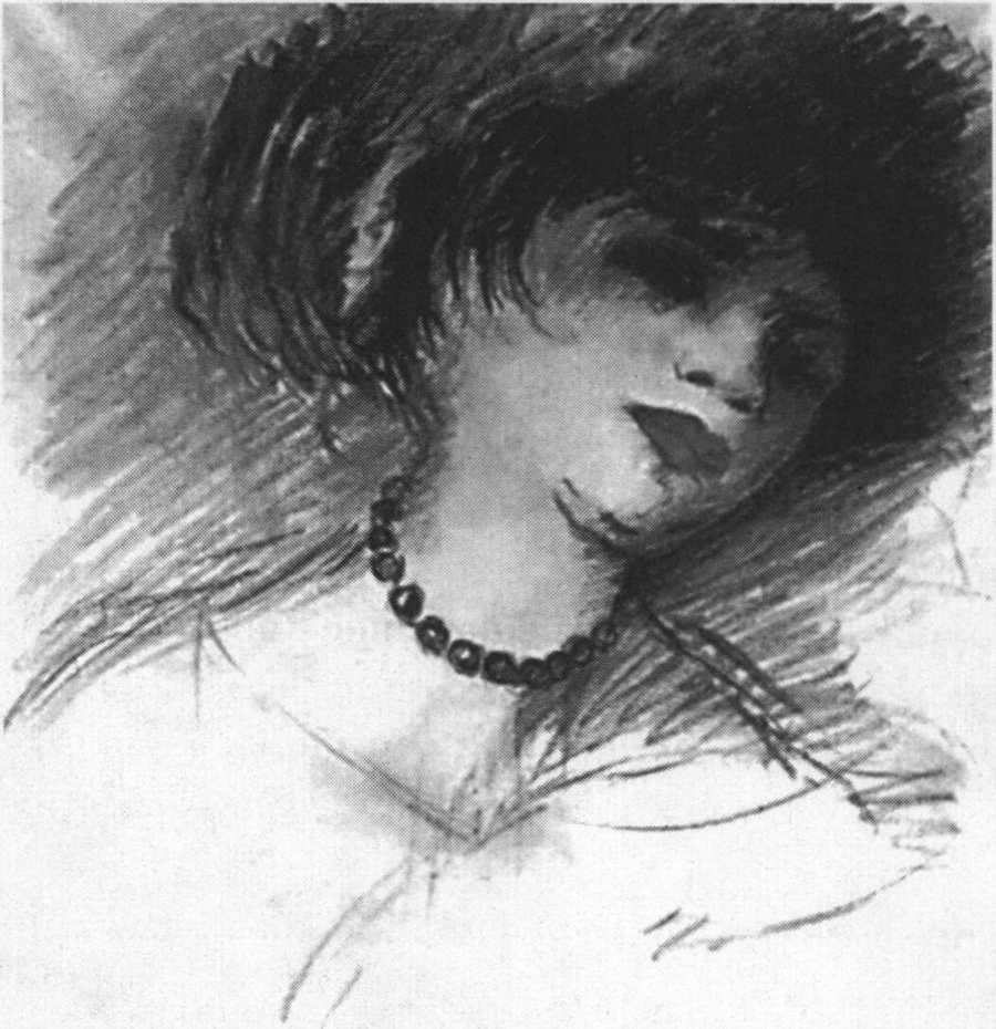 Ван-Донген. Портрет Фернанды Оливье. 1906. Бумага, пастель, 28x24 Ван-Донген. Портрет Фернанды Оливье. 1906. Бумага, пастель, 28x24