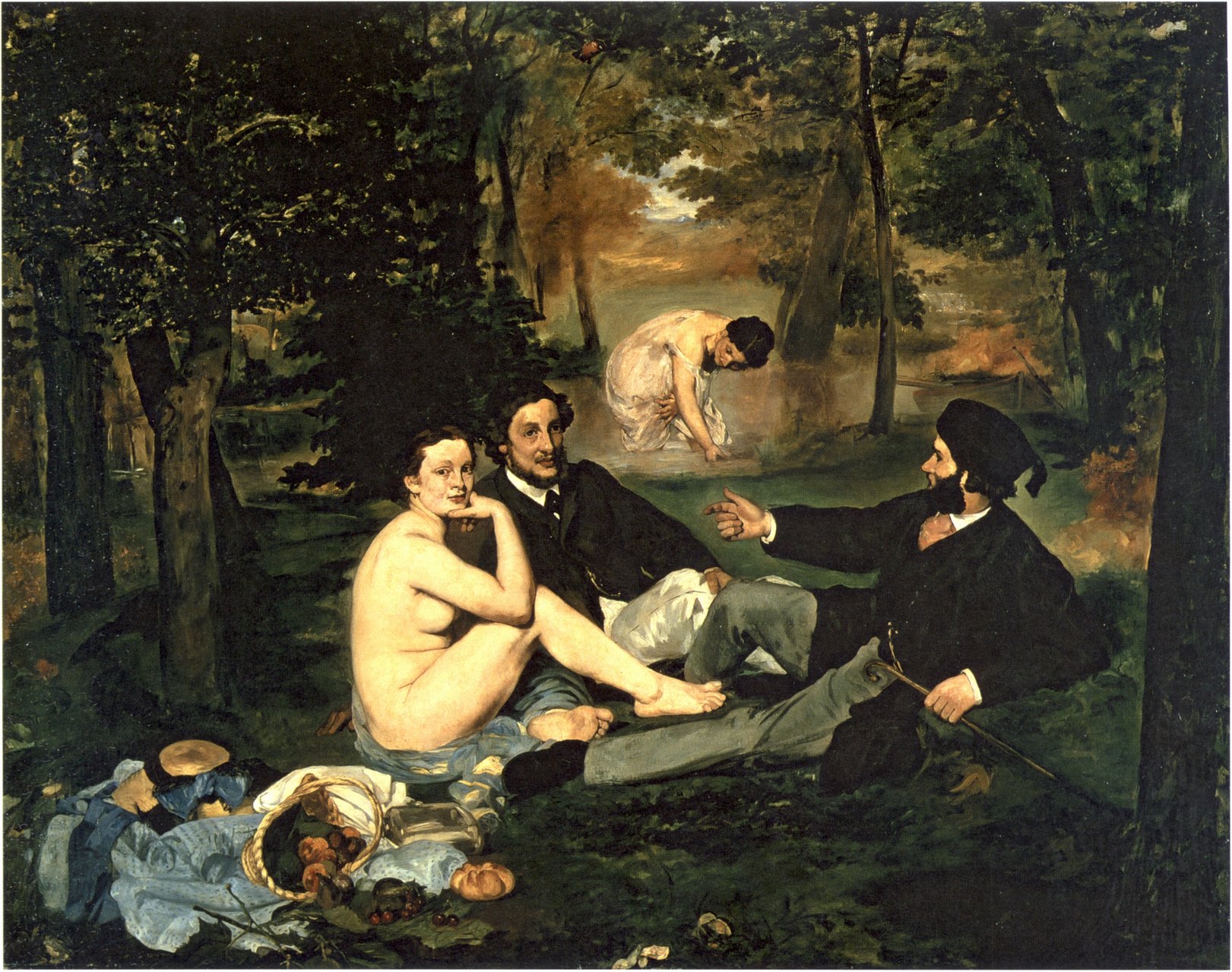 Эдуар Мане. Завтрак на траве. 1863. Музей Орсе, Париж Эдуар Мане. Завтрак на траве. 1863. Музей Орсе, Париж