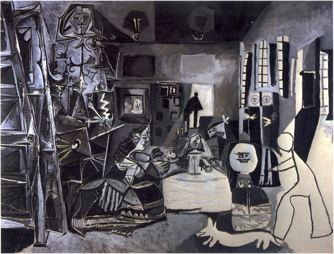 Пабло Пикассо. Менины (по Веласкесу). 1957. Музей Пикассо, Барселона. Инв. МРВ 70.433 Пабло Пикассо. Менины (по Веласкесу). 1957. Музей Пикассо, Барселона. Инв. МРВ 70.433
