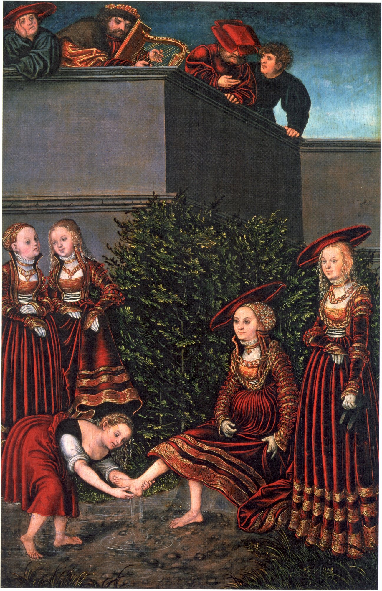 Лукас Кранах Старший. Давид и Вирсавия. 1526. Государственные музеи, Берлин Лукас Кранах Старший. Давид и Вирсавия. 1526. Государственные музеи, Берлин