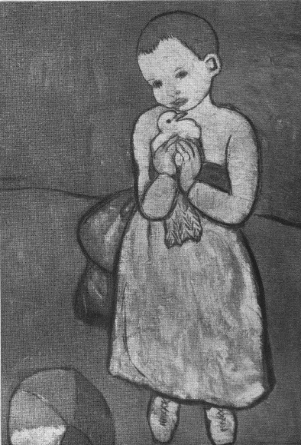 Девочка с голубем. 1901 Девочка с голубем. 1901