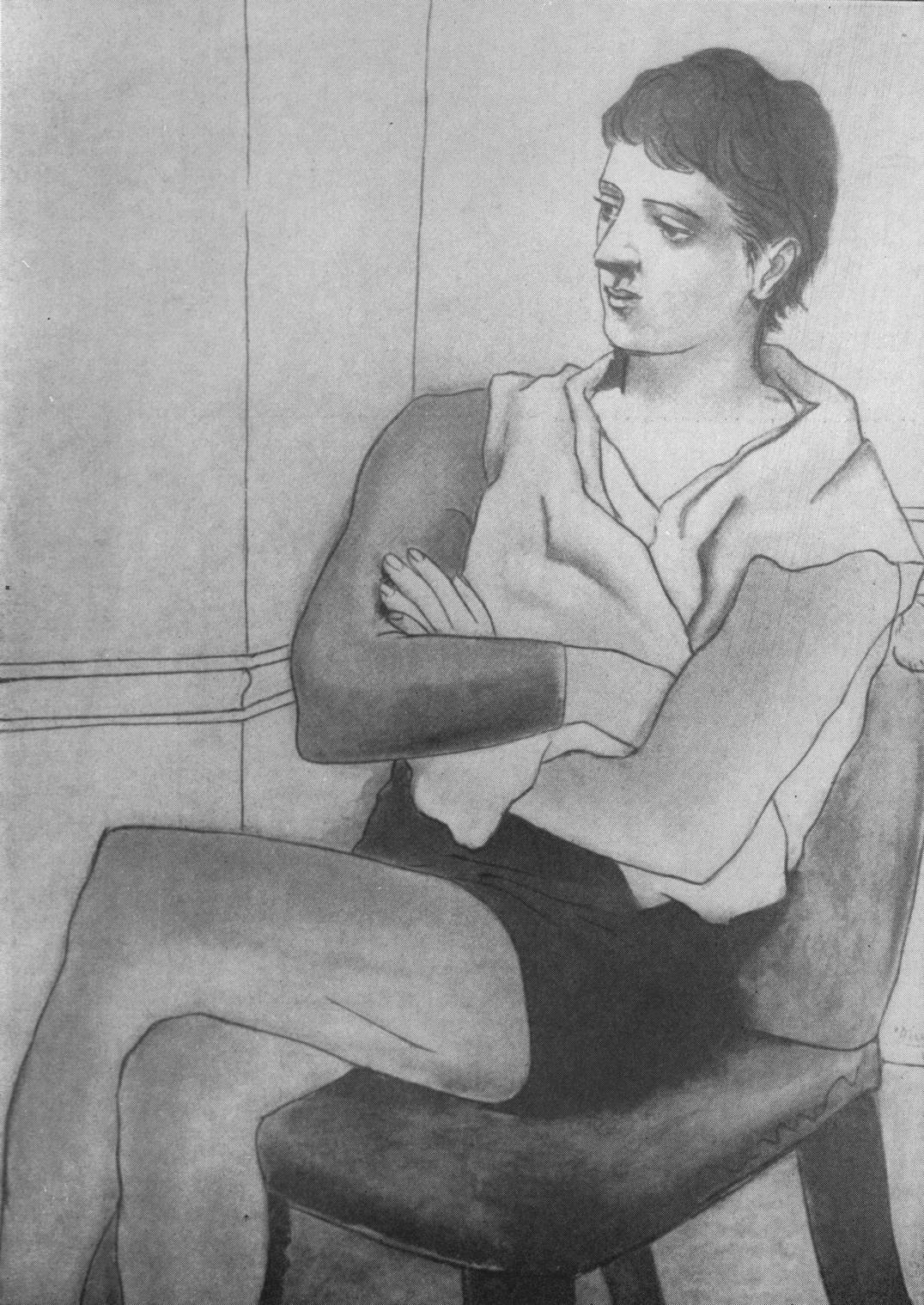 Отдых акробата. Рисунок. 1923 Отдых акробата. Рисунок. 1923