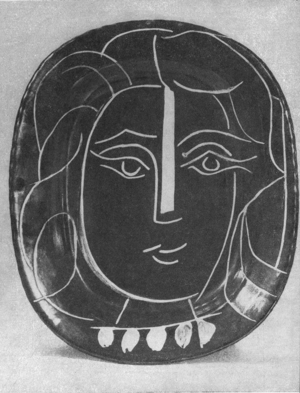 Керамическое блюдо. 1947—1948 Керамическое блюдо. 1947—1948