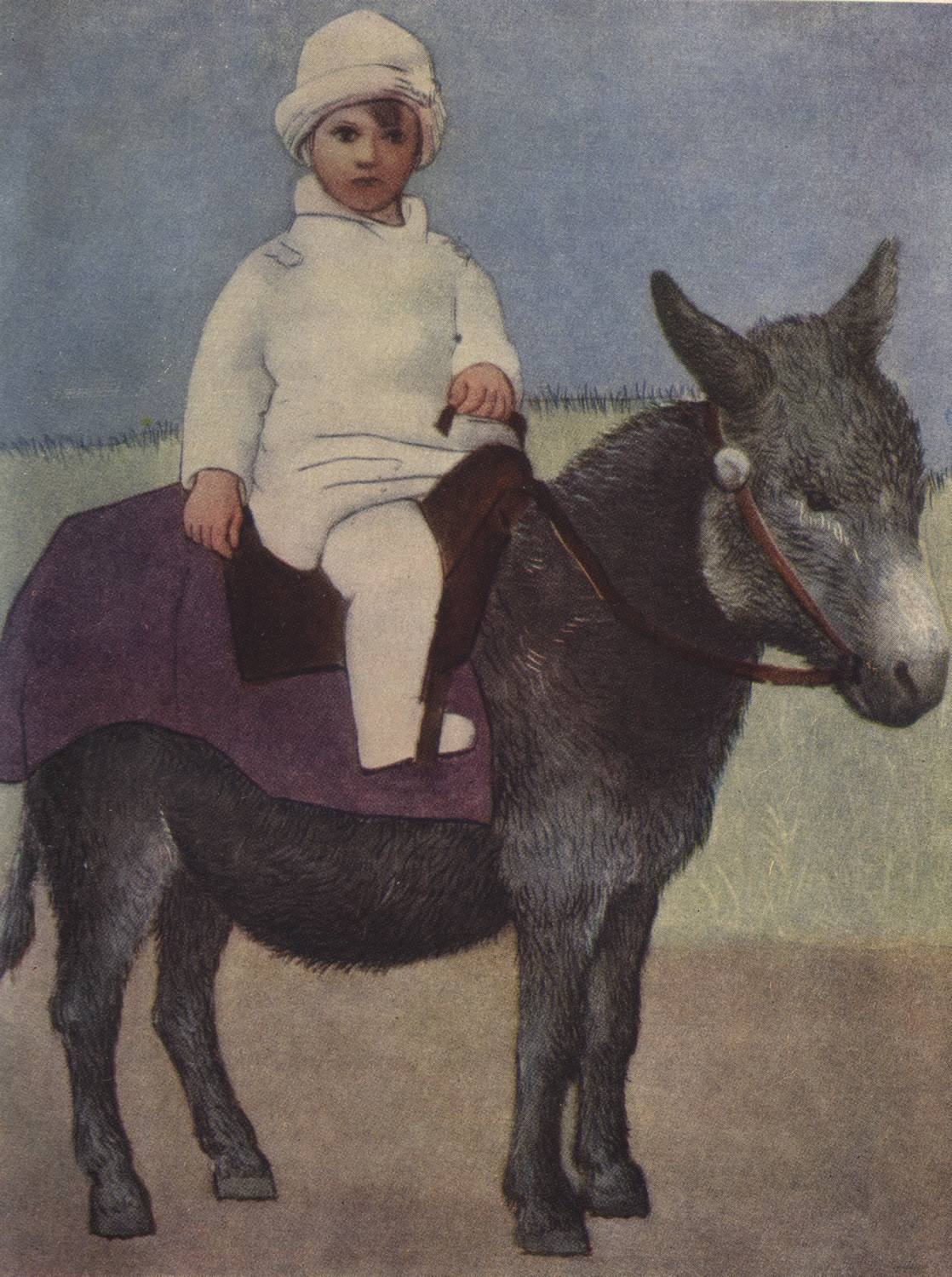 Поль Пикассо на ослике. 1923 Поль Пикассо на ослике. 1923