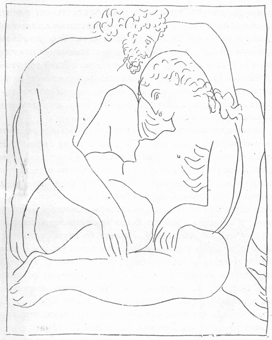 Любовь Юпитера и Семелы. Офорт. 1930 Любовь Юпитера и Семелы. Офорт. 1930